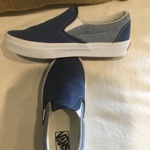 Vans Two Tone Blue 4.5 Men/Boys, 6 Women
